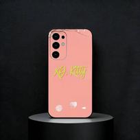 TV XO K-Kitty Phone Case For Samsung S25,S24,S21,S22,S23,S30,Ultra,S20,Plus,Fe,Note,5G Black Cover Samsung S25ULTRA