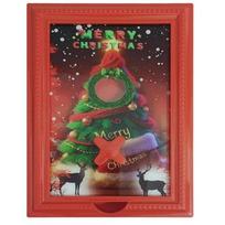 B-Est Christmas Organizer Frame For Vending Bean Cereal Photo Frame Candy Dispenser Home Decor Christmas Candy Box