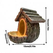 Bird Feeder Open Design Feeding Birdhouse Decorative Bird Feeders For Hummingbird Squirrel Viewing Feeding Window Outside