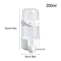 Automatic Bird Water Dispenser Snap-Lock Suspended Water Bottle Drip-Proof Cage Mount Feeder For Small Parakeet Cockatiel