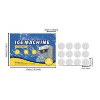 12pcs/set Strong Descaler Tablets Icemaker Coffee Machine Cleaner, Removes Limescale from Dishwasher Kettle Boiler A
