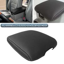 Car Center Central Armrest Box Cover Black Neoprene Handrest Protection For Toyota Landcruiser 100 Series 1998 1999 2000-2007 Artificial leather