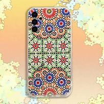 M-Moroccan Tile Phone Case For Samsung S24,S25,S30,S23,S21,S22,S20,S10,5G,FE,lite,PIus,Ultra Clear Transparent Cover SamsungS10lite2019