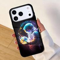 Space Moon Astronaut Phone Case For Apple iPhone 17 air 16 Pro Max 15 Pro Max 14 13 12 11 Mini Back Cover iPhone 13 mini