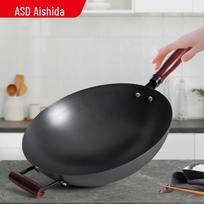 ASD Refined Iron Stir-Fry Wok, 34cm