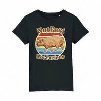 Capybara Not Fast Not Furious T-Shirt Mens Womens Tees Top Boys Girls Funny  Cotton Gift S