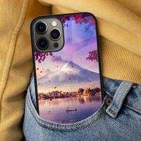 Mount Fuji Soft Phone Case for iPhone 17 Air 16e Pro max 15 Pro 13 14 Plus 11 12 MagSafe Magnetic Coque iPhone 14plus