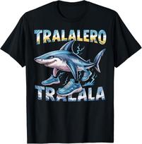 Tralalero Tralala Italian Brain Rot Italian Brainrot Meme T-Shirt Mens Womens Tees Top unisex T-Shirt Mens Womens Tees Top L