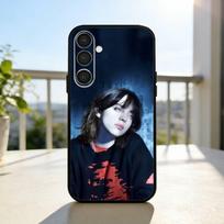Lovely B-Billie Eilish Singer Phone Case For Samsung  A73,72,71,A52,51,40,41,A22,A32,31,A13, Soft Black Shell Samsung a73 5g