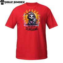 You Are My Sunshine Grim Reaper T-Shirt Mens Womens Tees Top | Cute Gothic Family Love Graphic Tee L