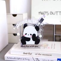 Creative Panda Pen Holder Cartoon Makeup Brush Storage Bucket Stationery Storage Box  Student 05