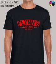 Flynns Arcade Classic Movie Film Tron Gamer Novelty Regular Fit T-Shirt Mens Womens Tees Top for Men L