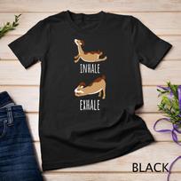 Inhale Exhale Goat Yoga Meditation Workout Exercise Mom Gift Unisex T-Shirt Mens Womens Tees Top S