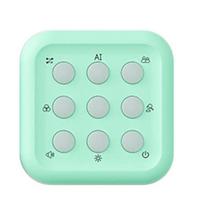 Montessori Tic-Tac-Toe Handheld Game Educational Electronic Chess Set  Children žalia