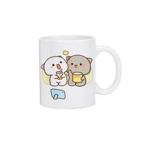 Panda Bear Bubu Dudu kavos pieno puodelių puodeliai ir puodeliai Nemokamas pristatymas Termo kavos puodelis keramikiniams ir keramikiniams gėrimams nešioti 300ml