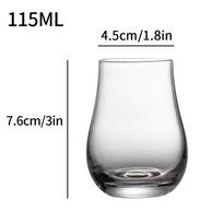 1/2/4/6 vnt. viskio stiklinės Scotch gėrimams Baro reikmenys Alaus Spiritinių gėrimų Vyno stiklinė XO Viskio Krištolinė stiklinė Scotch gėrimams Vyno stiklinė as shown white