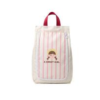 Cartoon Shoe Storage Bag Separate Storage Handheld Shoe Bag Double Layer Shoe Bag  Business Trip rožinė