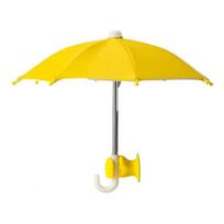 Anti-Reflective Screen Mini Phone Umbrella Suction Cup Holder Mobile Phone Umbrella  Sun Protection geltona