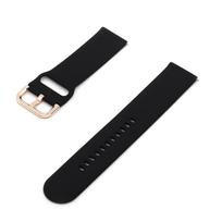 20mm 22mm Silicone strap for Huawei GT2/Amazfit GTR/Bip/Actice comfortable rose gold Buckle for Samsung Galaxy watch 5/4/3 band Samsung Watch 4 band