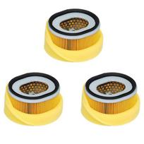 ABBY-3X Air Filter Pre-Cleaner Combo For Yanmar L100N Engine 114210-12590 , Lawn Mower Air Cleaner geltona