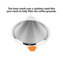 Fine Mesh Coffee Filter Stainless Steel Coffee Mesh Strainer  Pour Over Coffee