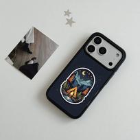 Nature Outdoor Camping Phone Case For IPhone 17 Air 16 15 14 Plus 13 12 11 Pro Max Dual Tone Hard PC Fashion Protective Cover iPhone 15 Plus