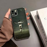 CR7-Ronaldo Futbolo telefono dėklas iPhone 17, 16, 15, 14, 13, 12, 11 Plus, Pro Max minkštas skaidrus dangtelis iPhone15pro