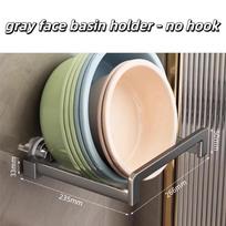 Wall Mounted Suction Cup Wall Mounted Hook Suction Cup Type No Drill Basin Holder  Bathroom Style-A