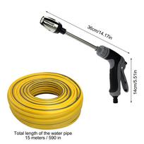 Cordless Pressure Washer with Nozzles Anti-Slip Water Sprayer Portable Car Pressure Washer for Outdoor Garden Yard Patio Porch
