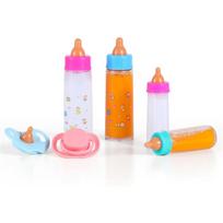 6 Piece Doll Accessories Play Toy Set Includes Baby Bottles and Pacifiers Suitable for Pretend Play and Role-Playing Activities One Size balta