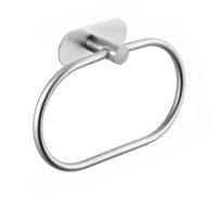 1PC Wall Mounted Toilet Towel Holder Stainless Steel Cloth Rack Kitchen Roll Towel Holder Bathroom Towel Hanger Hanging Organizer sidabras