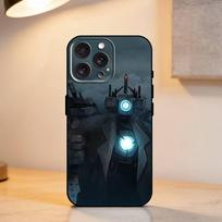 U-Upgraded T-Titan C-Camera Man    Phone Case For iPhone 17,16,15,14,13,12,11 Plus,Pro Max,XS,Soft Silicone Black Cover iPhone12