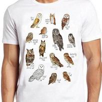 Owls Birds Nature Meme Gift Tee Gamer Cult Movie Music Vintage T Shirt M658 S įvairiaspalvis