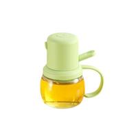 Transparent Glass Oil Bottle Food Grade Cooking Spray Bottle Olive Oil Storage Bottle  for Kitchen žalia