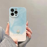 cute flowers shockproof phone case for iphone 17 pro max 16 plus 15 14 13 11 silicone cover for iphone 12 xr xs x shell bumper iPhone17 Pro Max