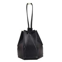 Versatile Lady Foldable Messenger Bag Solid Color Ctrast Color Drawstring Small Tote Anti-splash Water Large Capacity juoda
