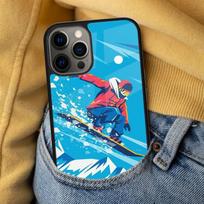 Ski Neige Snowboard Soft Phone Case for iPhone 17 Air 16e Pro max 15 Pro 13 14 Plus 11 12 MagSafe Magnetic Coque iPhone 16