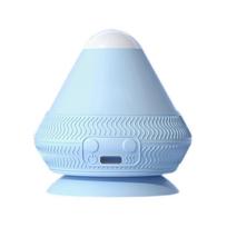 Electric Massage Ball with Suction Cup Mount for Back and Shoulder Pain Relief Deep Tissue Massager with Vibration Function mėlyna