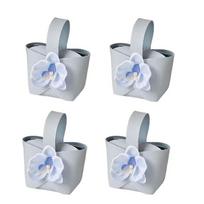 2/4pcs Anti-splash Water Orchid Flower Handbag Korean Style Wedding Candies Bag Gifts Bag  Guest Style 5