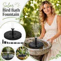 Solar Powered Bird Bath Fountain Pump Floating Water Fountain Kit for Outdoor Garden Pond Pool Birdbath one size
