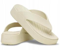 Crocs Getaway Groove Platform Flip  W  210700 |W10 I Eu 41-42| Sandstone