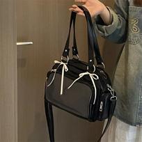 Cute Transparent Ita Pain Bag Fashi Women Versatile Shoulder Bag Casual Bowling Crossbody Bag Large Capacity Commuting Handbag juoda