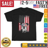 Pitbull American Flag 4th Of July Pitbull Dad Mom Dog Lover T Shirt Mens Womens Tees Top Men Women XL