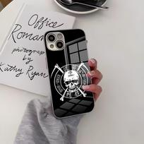 AMIME CROWS ZERO Phone Case Luxury Brief Silver Case For IPhone17 Air16 15 14 Plus 13 11 12 Pro Max Electroplating Cover iPhone 13 Pro