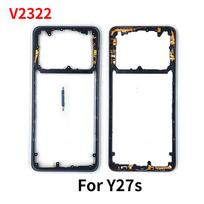 For Vivo Y27s V2322 Middle Frame Housing Bezel With Side Button Repair Parts juoda