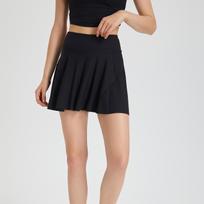 Tennis Short Skirt Breathable Women Sports Golf Pleated Skirt Casual High Waist Skirts Quick Drying Double-deck Skirt With Pockets Jogger Shorts Skirt S juoda