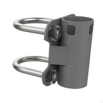 Pole Mount Adapter Universal Mounting Bracket with U Bolts Antenna Mast Clamp for