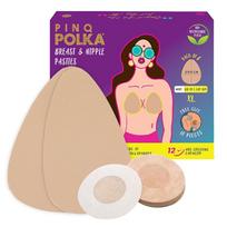 PINQ POLKA Boob Tape For Women for Breast Lift | Perfect Cleavage | Invisible Body Tape |Up To 12 Hrs Sticking Capacity| 7cm Wide & 5m long |1 Pc