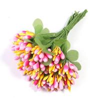 20pcs Bud Stamens Family Garden Handmade Artificial Bouquet Wedding Merry Christmas Decoration DIY Pearl Craft Fake Flowers Length 85mm 20pcs