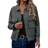 Women's Zip Up Sweatshirt Cute Long Sleeve Sweatshirts Jackets L